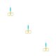 thumbnail image 2 of Alicates para cutículas Soidarity acero inoxidable Aerosol Oro Azul, 2 of 6
