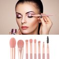 thumbnail image 4 of 8PCS Makeup Cosmetic Brushes Kit Set Blush Brush / Foundation Brush / Eye Shadow Brush / Halo Dye Brush / Nose Shadow Brush / Eyebrow Brush / Lip Brush / Eyelash Brush for Beginner Salon Show, 4 of 8