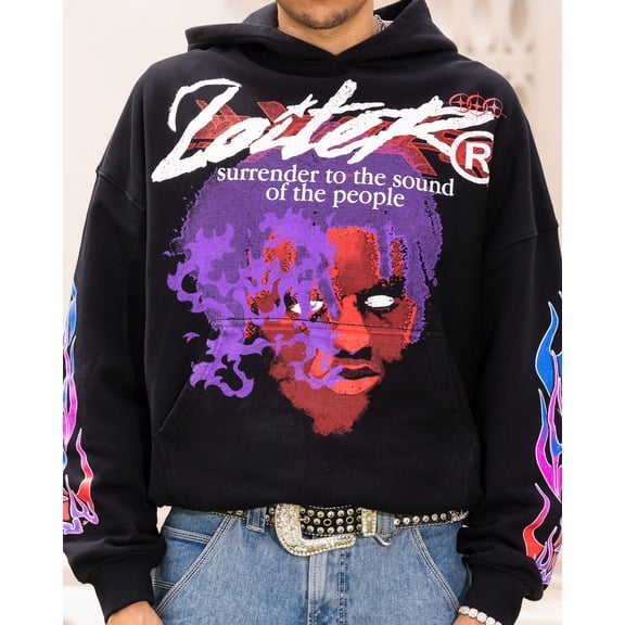 Loiter Live In Direct Vintage Hoodie