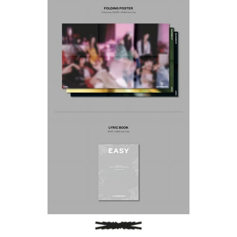 LE SSERAFIM - Easy (Vol.1 Version) CD - Walmart.com