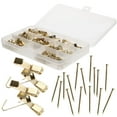 thumbnail image 4 of UPOUART Drywall Hangers for Pictures Golden Picture Hangers 50 Sets, 4 of 8