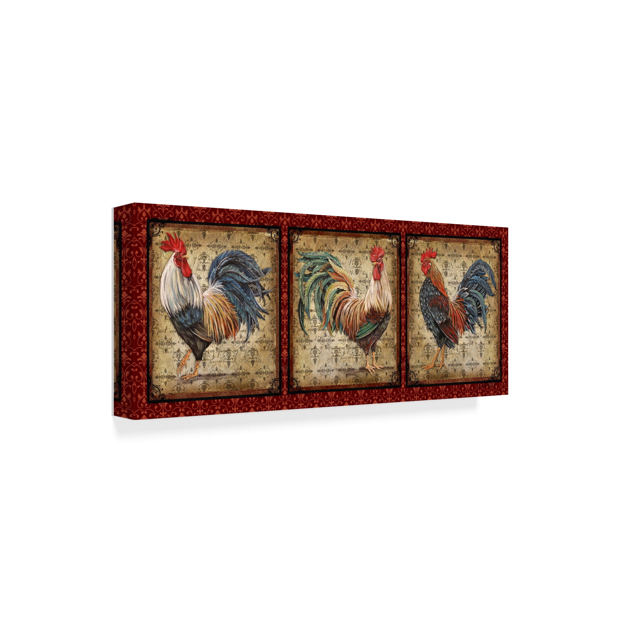 Trademark Fine Art 'Le Coq Rooster 1' Canvas Art by Jean Plout