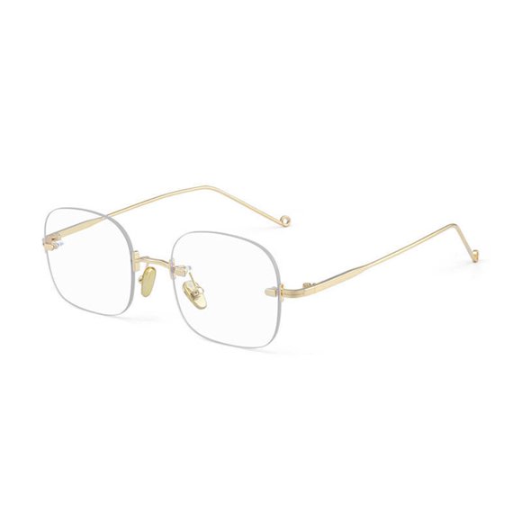 Retro Frameless Anti-blue Light Glasses For Women Ultralight Anti-radiation Glasses Anti-blue Light Glasses