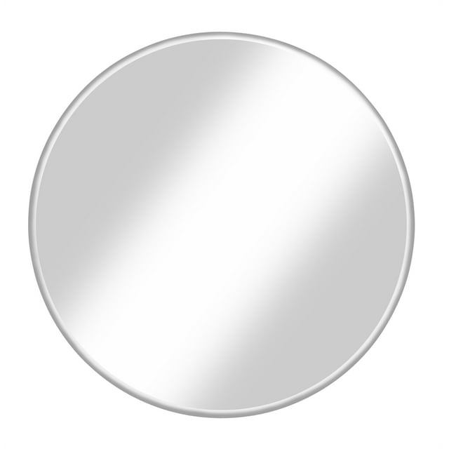 Martin Svensson Home Miroir Mural Rond en Métal Blanc de 36 Po