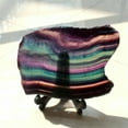 thumbnail image 2 of GKNET Natural Colorful Fluorite Quartz Rainbow Crystal Slice Specimen Healing+Stand-700g, 2 of 9