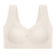 thumbnail image 2 of Lmnyox Wireless Bra for Women Push Up Seamless Everyday Bra Breathable Full Coverage Supportive Bras Plus Size, 2 of 6