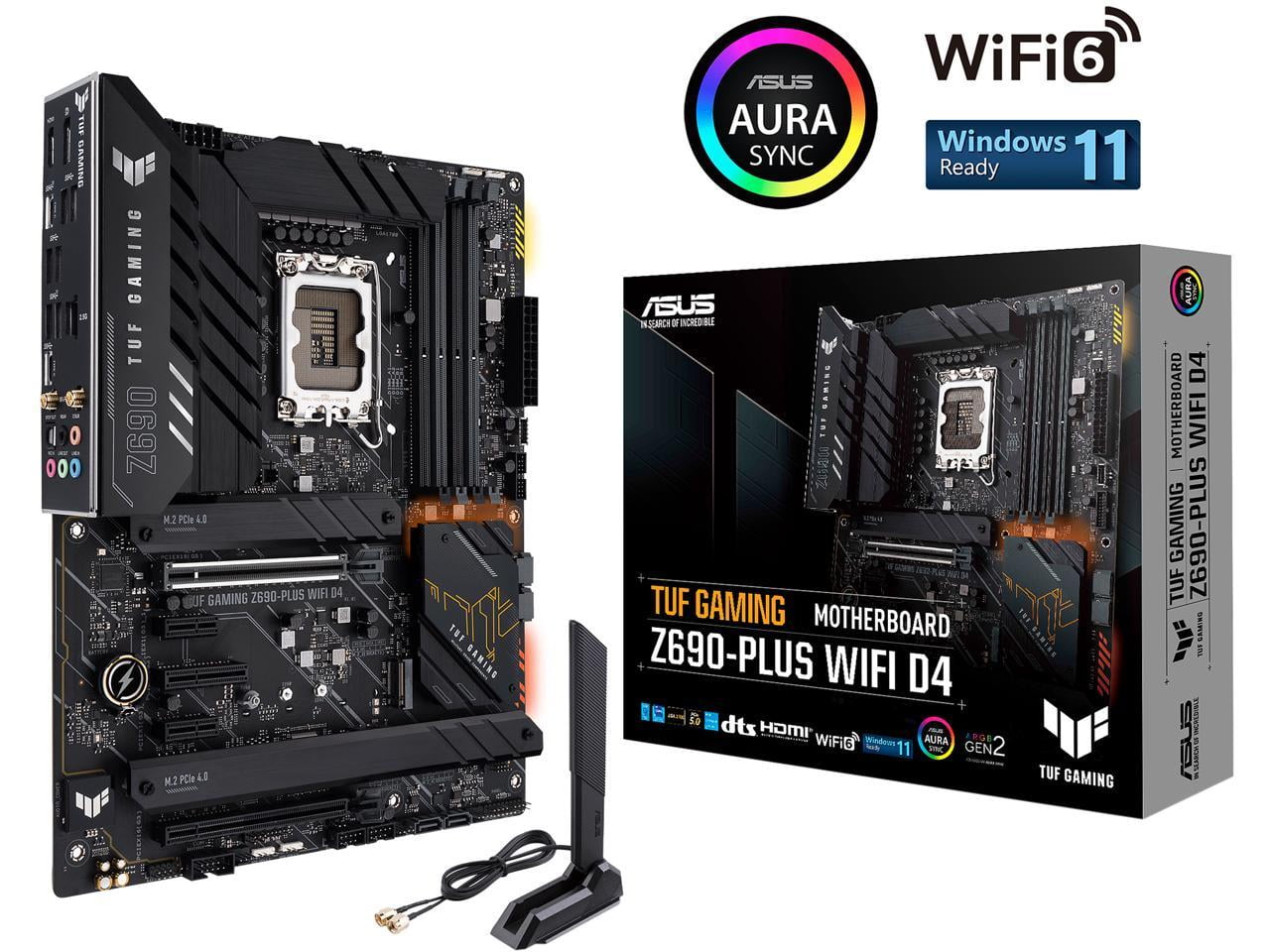 ASUS TUF Gaming Z690-Plus WiFi D4 LGA 1700 Intel 12th Gen ATX