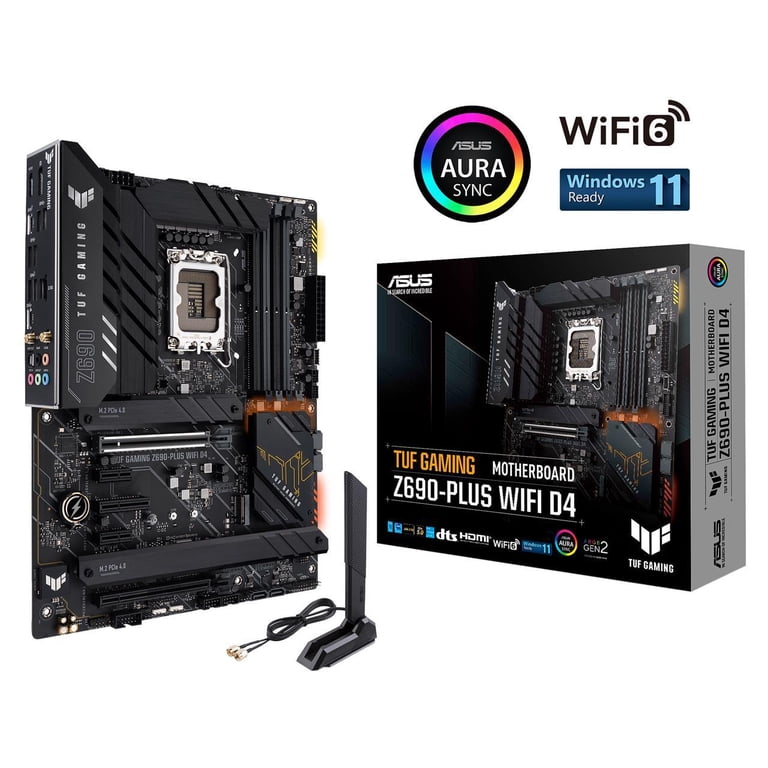 ASUS TUF Gaming Z690-Plus WiFi D4 LGA 1700 Intel 12th Gen ATX