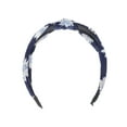thumbnail image 4 of Unique Bargains 1 Pc Fashion Chrysanthemum Pattern Headbands for Women Navy Blue, 4 of 6