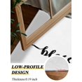 thumbnail image 4 of Text Bless Area Rug for Bedroom 4x6 Ft Our Home and Who Enter White Backdrop Super Soft fuzzy Throw Rug Non-Slip Fluffy Plush Indoor Floor Carpet for Living Room Nursery Home Decor, 4 of 8