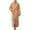 Apricot, variant on Men's Ankle Fleece Bath Robe 2025 Home Fall Long Comfy Billowy Hot Tub Lapel Nightwear Plush Bathrobe Chunky Yellow Small