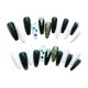 thumbnail image 2 of Manicura para El Día de San Patricio: 24 Láminas de Uñas Reutilizables de Colores Brillantes, Color Liso, Estilo Largo, 1 Ml | Uñas Postizas Acrílicas Francesas con Pegamento | Juego de Uñas Postizas, 2 of 5