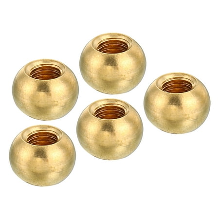 

Uxcell M5x0.8 Thread Cap Nuts Knob Brass Ball Lamp Decoration Screw Caps for Lighting Furniture 5 Pack