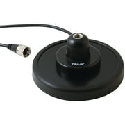 Tram Cb 5" Magnet Mount Antenna, Steel Housing With Rubber Boot, 17ft Coaxial Cable (black)