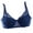 navyblue, variant on EIMELI Push Up Bra for Women Demi Cup Padded Underwire Supportive Add Size Bras Lace Everyday Comfort Padded Up Embroidery Lace Bra 32-40B