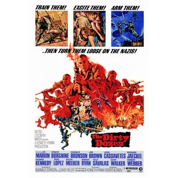 The Dirty Dozen Movie Poster Print (27 x 40)
