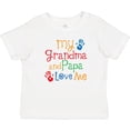 thumbnail image 3 of Inktastic Grandma and Papa Love Me Boys or Girls Baby T-Shirt, 3 of 5
