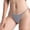 Gray, variant on Women's Adjustable G String Thong Low Rise V String Thongs Cheeky Soft Stretchy Panties Underwear