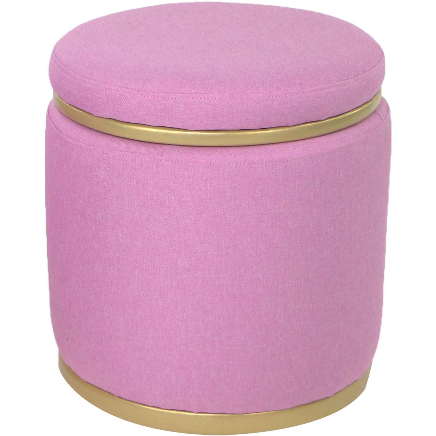 Critter Sitters Pink Vanity Stool with Storage Lid