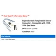 thumbnail image 2 of Engine Coolant Temperature Sensor Connector - Compatible with 1992 - 1996 Geo Metro 1993 1994 1995, 2 of 2