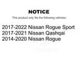thumbnail image 2 of Transit Auto Front Left (Driver Side) Hub Bearing Assembly Suspension Lower Ball Joint Outer Tie Rod End and Sway Bar Stabilizer Link Kit for Car Nissan Rogue Sport Qashqai K7T-103853, 2 of 11
