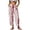 Red, variant on WAYUTE Women's Casual Pants with Drawstring and Pockets Striped Print Straight Leg Loose Fit Comfortable Trousers Versatile Outdoor,Pink,2XL