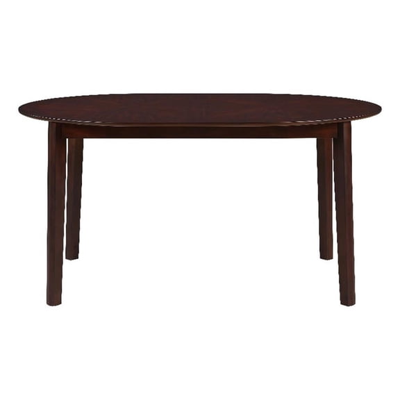 Steve Silver Adrian Oval 60 inch Width Cherry Espresso Dining Table