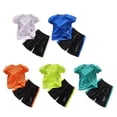thumbnail image 4 of Adarl Girls Boys Athletic Shorts Set 2 Piece Summer Clothes Outfit Quick Dry Breathable Mesh Tee and Shorts Sizes 1-12 Years, 4 of 5
