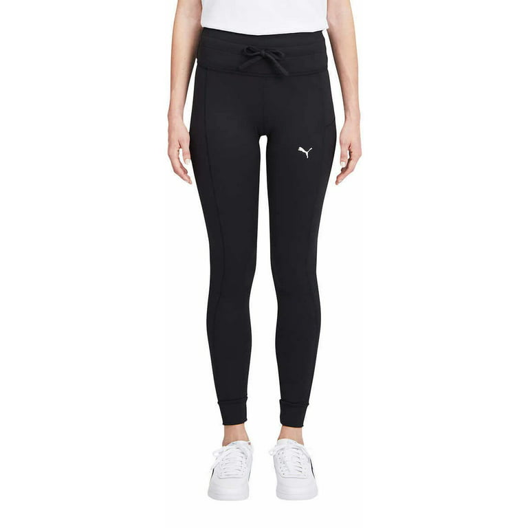 PUMA Womens Midweight Drawstring Jogger Leggings with Side Pocket