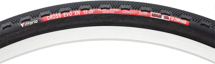 Vittoria EVO XM II cyclocross tubular 700 x 32 all black 2 tires