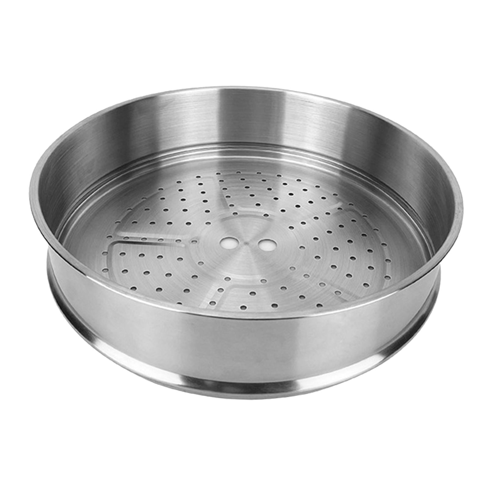 Stainless Steel Steamer Basket With Small Holes For Draining, Footed Steaming  Basket For Steaming Buns, Dumplings, Vegetables And More
