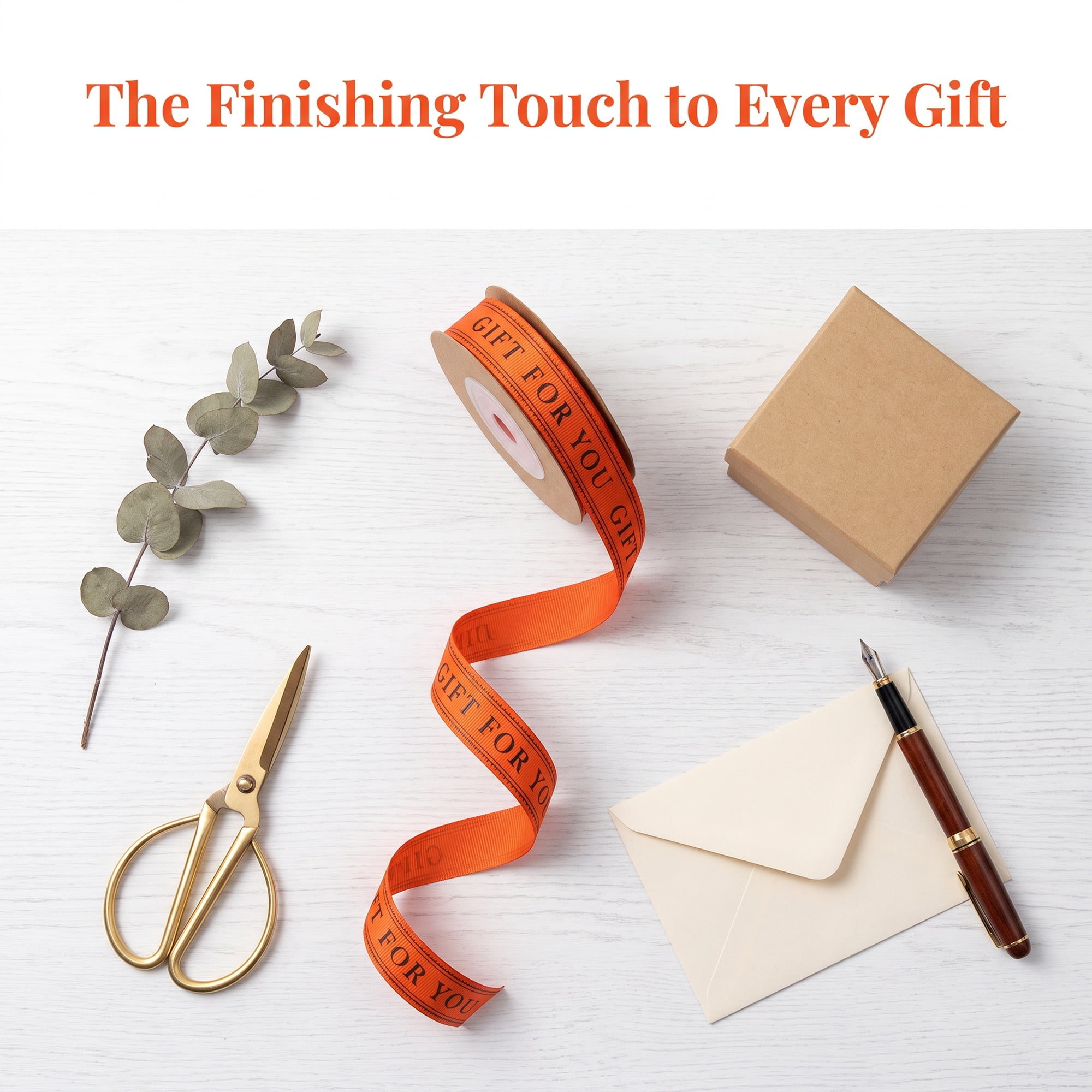 Unique Bargains Gift Wrapping Ribbon for Multi-Purpose Crafts and Creative Projects Orange