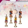 thumbnail image 3 of Denest 4 Pcs Acrylic Metal Candy Jars w/Gold Lids Wedding Party Candy Storage Canisters, 3 of 11