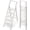 White, variant on 5 Step Ladder Foldable, Lightweight Aluminum Step Stool