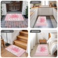 thumbnail image 6 of Eucalyptus Pink Door Mat&nbsp;Indoor Outdoor Entrance, Non Slip Small Rug for Kitchen Bathroom Entryway Rug, Stripes Bottle Flower Cactus Plant Washable Doormat Floor Mat for Office 16x24 Inch, 6 of 8