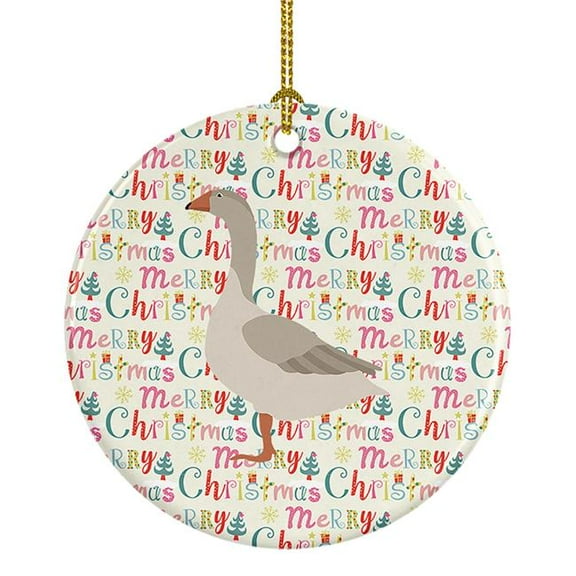 Steinbacher Goose Christmas Ceramic Ornament 2.8 in x 2.8 in