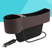 FESTFENDS Car Accessory Car Seat Gap Storage Box Leather 1Set