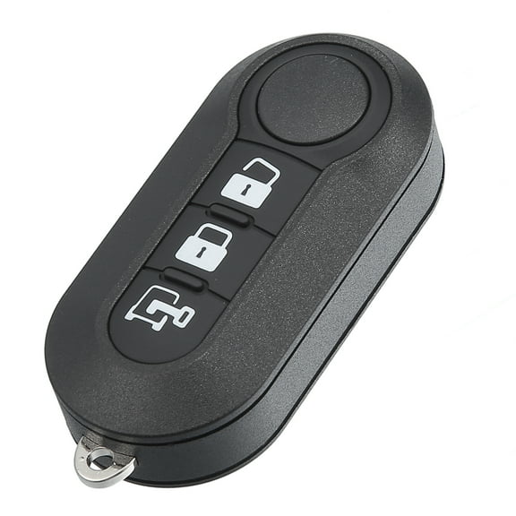 3 Buttons Keyless Entry Remote Key Fob Shell Case Cover for Fiat Ducato for Ram ProMaster Black