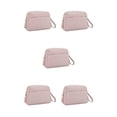 thumbnail image 1 of Ruiboury Large-Capacity Toiletries Cosmetic Bag - Suffice Daily With No Loose Thread Sundries Travel Pink 5Set, 1 of 6