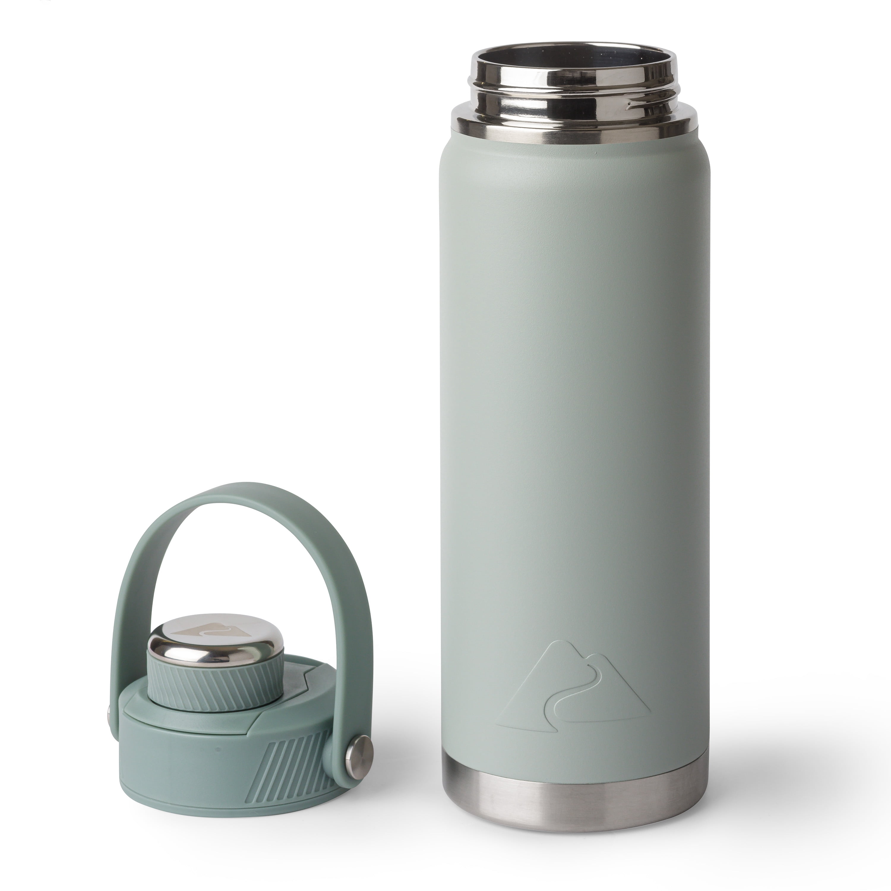 Ozark Trail 24 oz Stainless Steel Insulated Chug Water Bottle, Sage Green