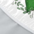 thumbnail image 6 of St. Patrick''s Day Round Fitted Tablecloth Best for 40"-44" White Green Table Cloth Shamrock Elastic Edge Waterproof Stain Resistant Washable Clover Table Cover for Party Picnic Indoor Decor, 6 of 8