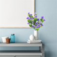 thumbnail image 4 of 5-branch Artificial Flower Grass Bouquet Simulation Floral Decor Home Table Centerpiece Fake Flower  Purple, 4 of 7