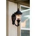 thumbnail image 2 of Maxim Carriage House VX One Light 19-Inch Outdoor Post Light - Oriental Bronze - 40426WGOB, 2 of 2
