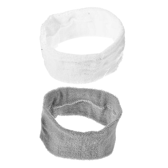 Yardwe 2Pcs Comfortable Sports Headband Skin Friendly Elastic Hair Band for Gym and Hiking