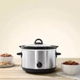 thumbnail image 3 of 4.5qt Slow Cooker Ponderosa Green: Ceramic Stoneware, 3 Settings, Stay-Cool Handles, Dishwasher-Safe Parts, 3 of 4