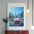 thumbnail image 2 of Diamond Art Kits for Adults - 5d Dragonfly On Pink Lotus Lake Diamond Painting for Adults, Diamond Art for Adults Beginners, Diamond Painting Kits for Adults for Home Wall Decor, 2 of 7