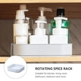 thumbnail image 6 of PENIKOKO 1-Piece Gray Plastic Rotating Seasoning Organizer Rack for Kitchen and Living Room Storage, 6 of 8