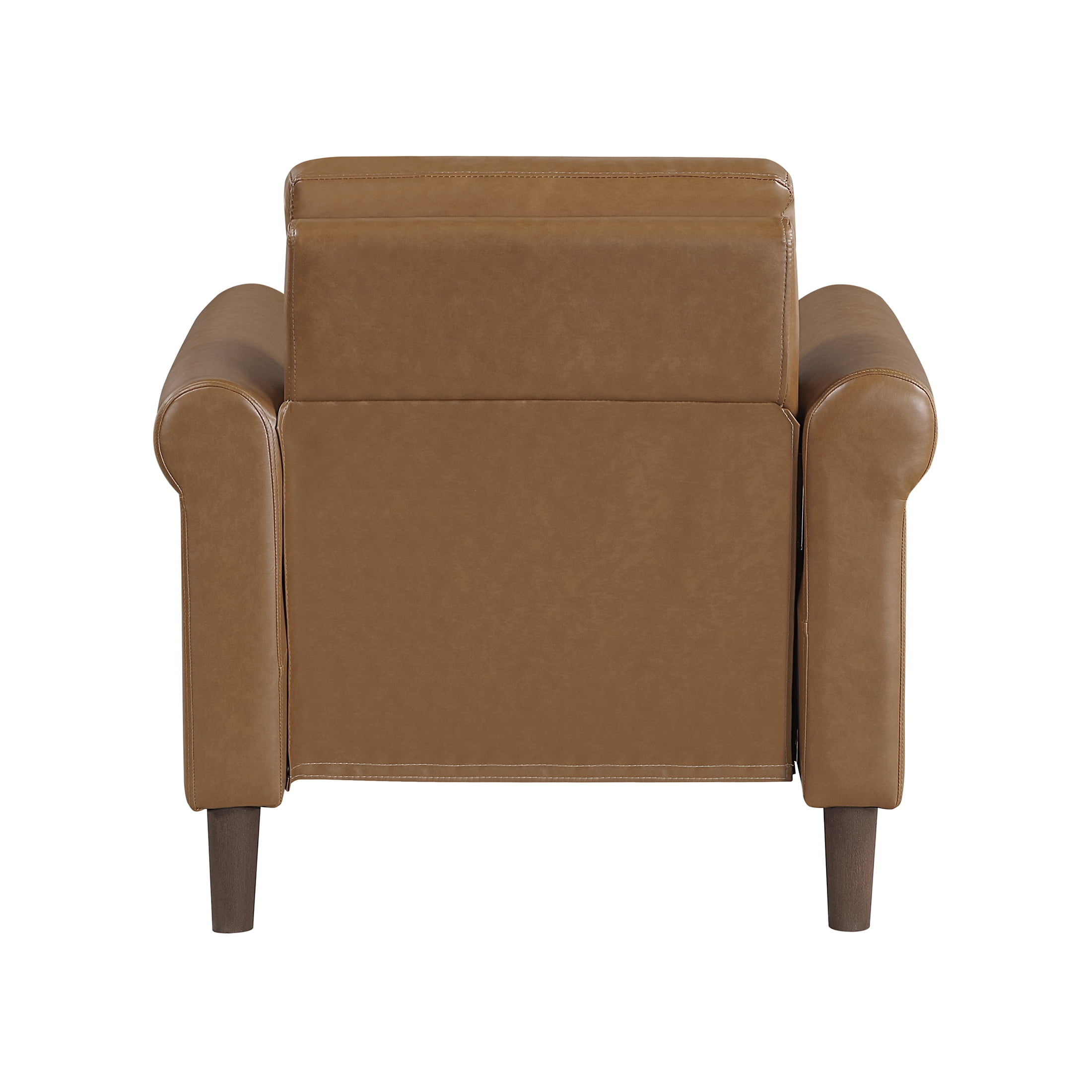 OakvillePark Marlinth Faux Leather Chair, Brown