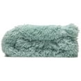 thumbnail image 6 of Chanasya Super Soft Shaggy Longfur Throw Blanket | Snuggly Fuzzy Faux Fur Lightweight Warm Elegant Cozy Plush Sherpa Microfiber Blanket | For Couch Bed Chair Photo Props - 60 "x 70" - Aqua Turquoise, 6 of 9