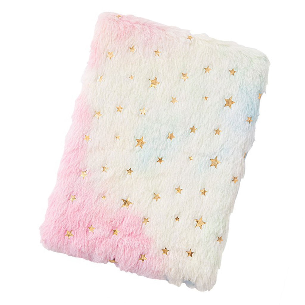 2 Pieces Journal Notebook Travel Notepad Plush Notebook A 4 Stationery Notebook